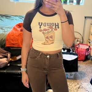 Howdy Crop Top Bacon Lettuce Tomato